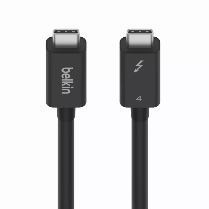 BELKIN Thunderbolt 4-kabel USB-C Zwart USB-C 40 Gbit/s 100W Actief 2m
