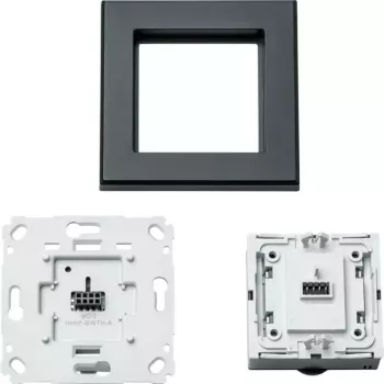 Wandthermostaat HomeMatic HmIP-BWTH-A antraciet 230V — ruimtetemperatuurregelaar, netgevoed