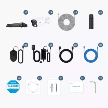 Beveiligingscamera Reolink NVS8-8MB4 4K UHD
