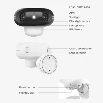IP-beveiligingscamera Reolink Argus Series B740X IP66