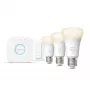 Philips Hue White startset: 3 E27 smartlampen (1100) + dimschakelaar