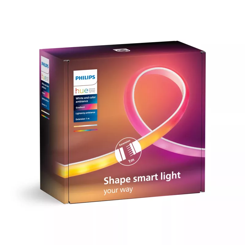 Philips Hue White and Colour Ambience Gradient Lightstrip verlenging 1 meter