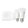 Philips Hue White Ambiance startset: 2 E27 smartlampen (1100) + dimschakelaar