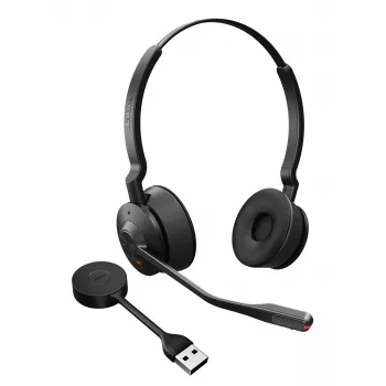 Jabra Engage 55 SE - USB-A UC Stereo, EMEA/APAC, draadloos, 40 - 16000 Hz, kantoor/callcenter, 83 g, headset, zwart