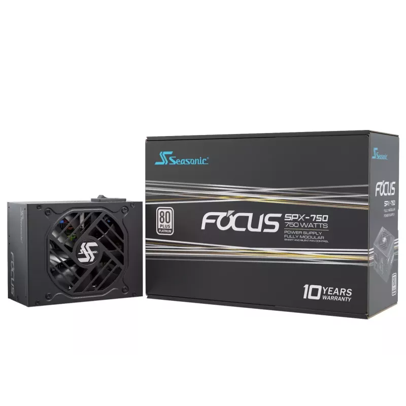 SEASONIC voeding 750W modulair (80+ Platinum)