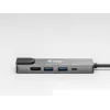Equip USB-C 5-in-1 multifunctionele adapter, HDMI, Gigabit-LAN, USB 3.2 Gen1, 100W USB PD