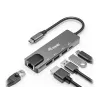 Equip USB-C 5-in-1 multifunctionele adapter, HDMI, Gigabit-LAN, USB 3.2 Gen1, 100W USB PD