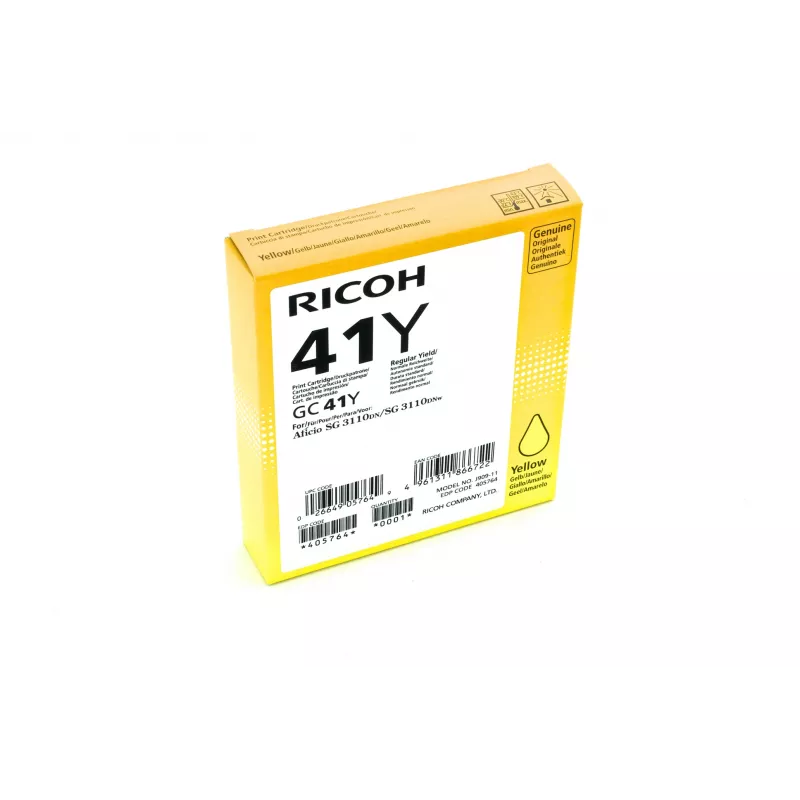 Ricoh 405764 inktpatroon 1 st. origineel standaardbereik geel