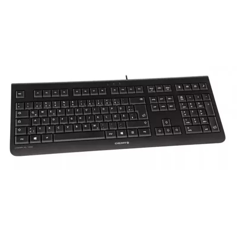 CHERRY KC 1000 toetsenbord universeel USB AZERTY Belgisch zwart