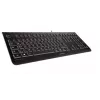 CHERRY KC 1000 toetsenbord universeel USB AZERTY Belgisch zwart