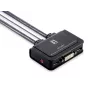 LevelOne 2-poorts USB DVI-D Single Link KVM-switch, audio-ondersteuning