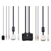 LevelOne 2-poorts USB DVI-D Single Link KVM-switch, audio-ondersteuning