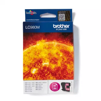 Brother LC980M inktpatroon 1 stk. origineel magenta