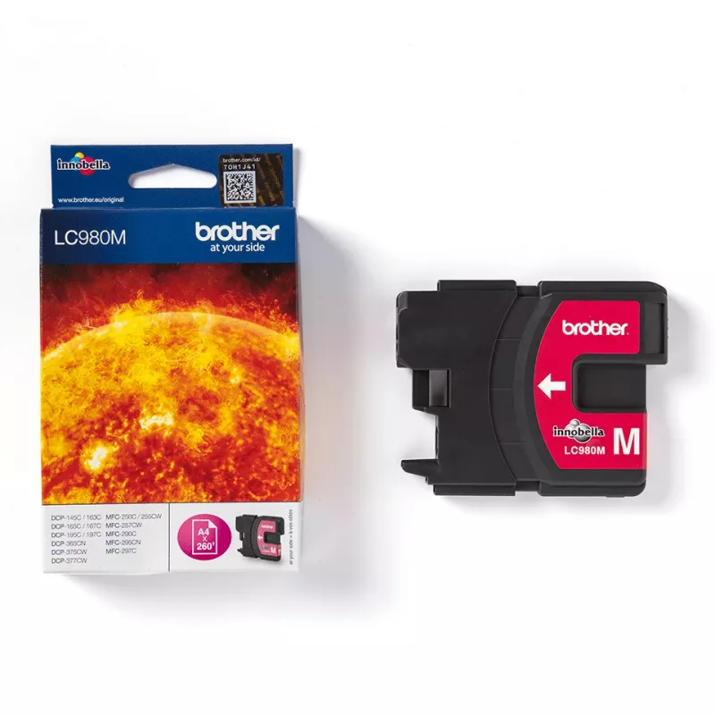 Brother LC980M inktpatroon 1 stk. origineel magenta