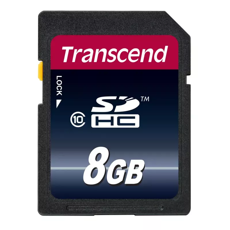 Flashgeheugen Transcend 8GB SDHC klasse 10 TS8GSDHC10