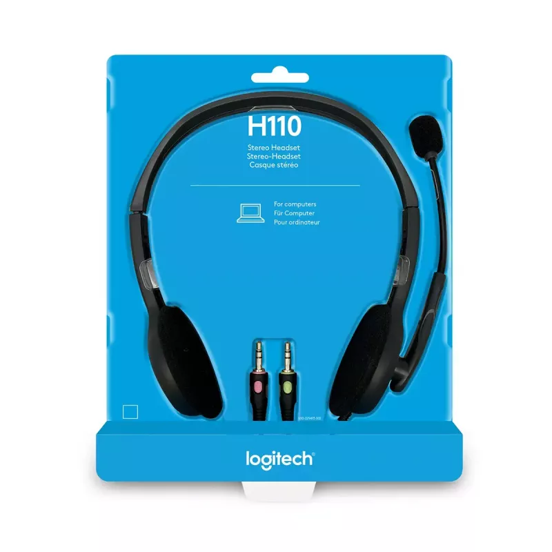 LOGITECH H110 – 3,5 mm – stereo-headset