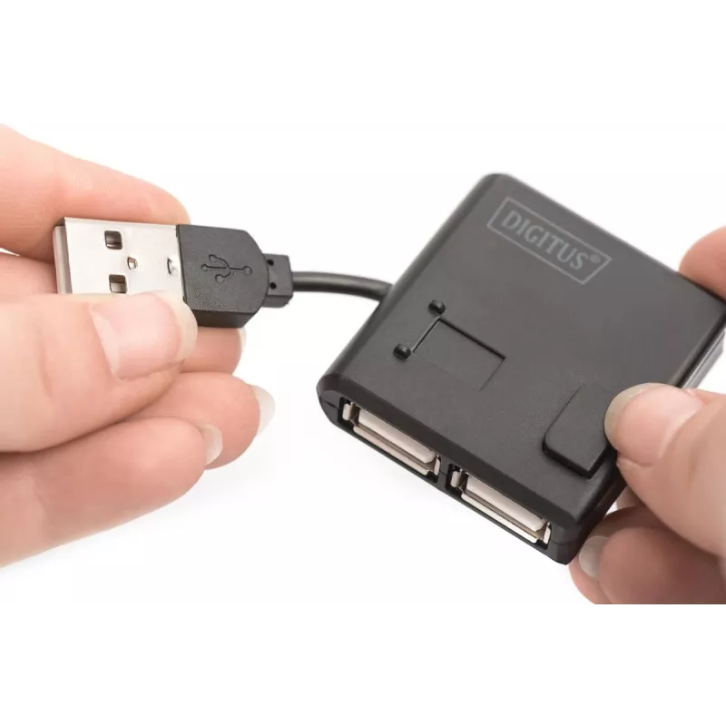DIGITUS USB 2.0 High-speed hub 4 poorten (da-70217)