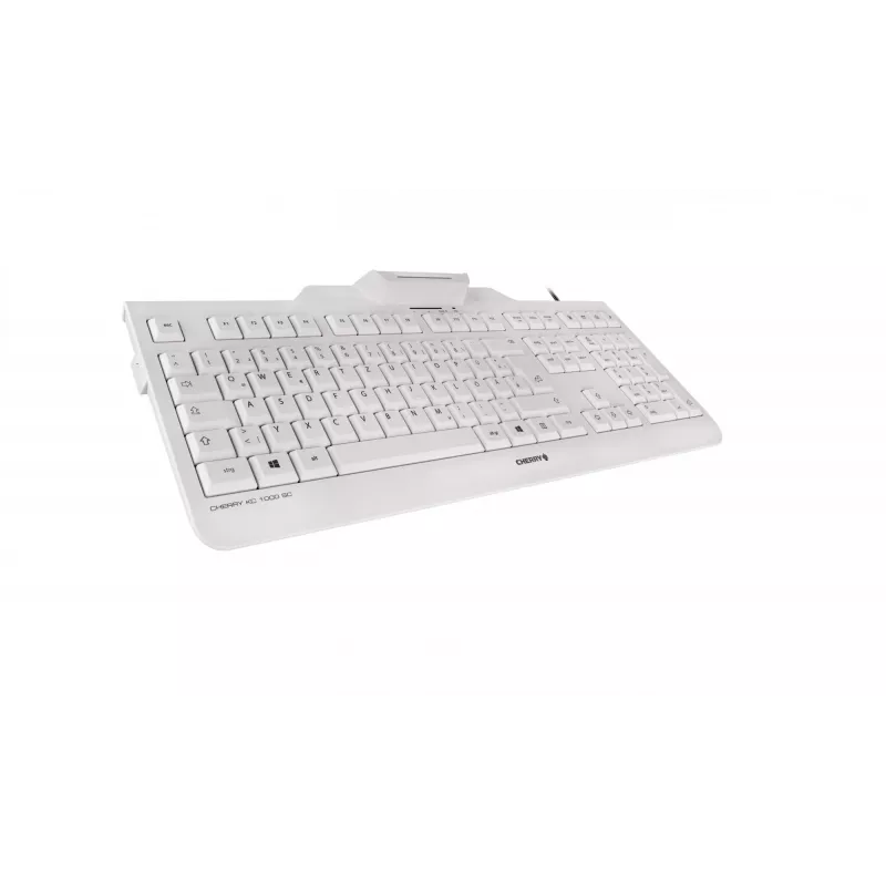 CHERRY KC 1000 SC Office USB QWERTZ Duits grijze toetsenbord