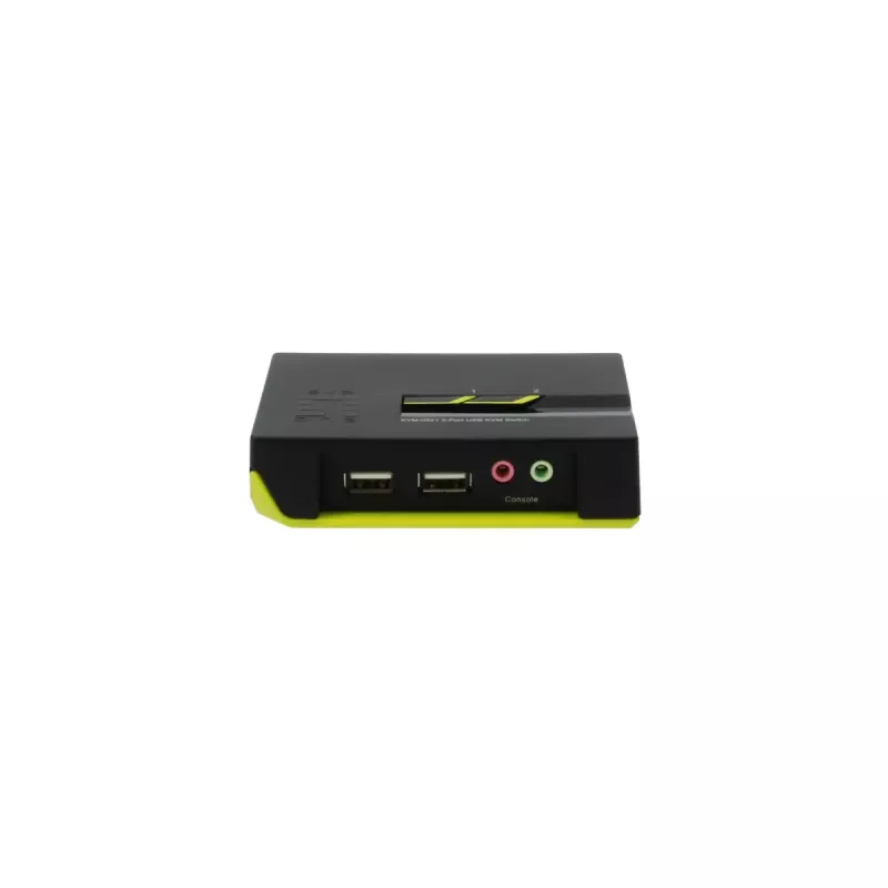 LevelOne 2-poorts USB VGA KVM-switch, audio-ondersteuning