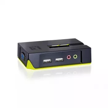LevelOne 2-poorts USB VGA KVM-switch, audio-ondersteuning