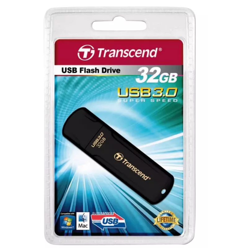 TRANSCEND Jetflash 700 - 32GB USB-stick - USB 3.0 - zwart