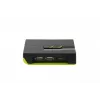 LevelOne 2-poorts USB VGA KVM-switch, 2048 x 1536 pixel, zwart, groen