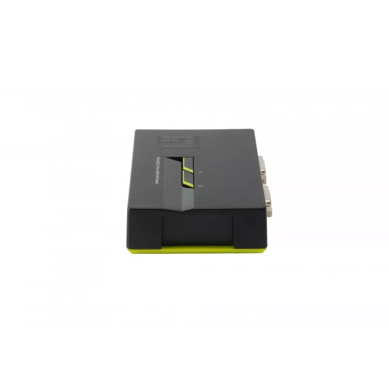 LevelOne 2-poorts USB VGA KVM-switch, 2048 x 1536 pixel, zwart, groen