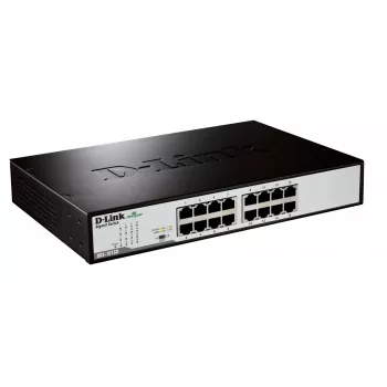 D-Link DGS-1016D/E netwerk-switch unmanaged zwart, metaal