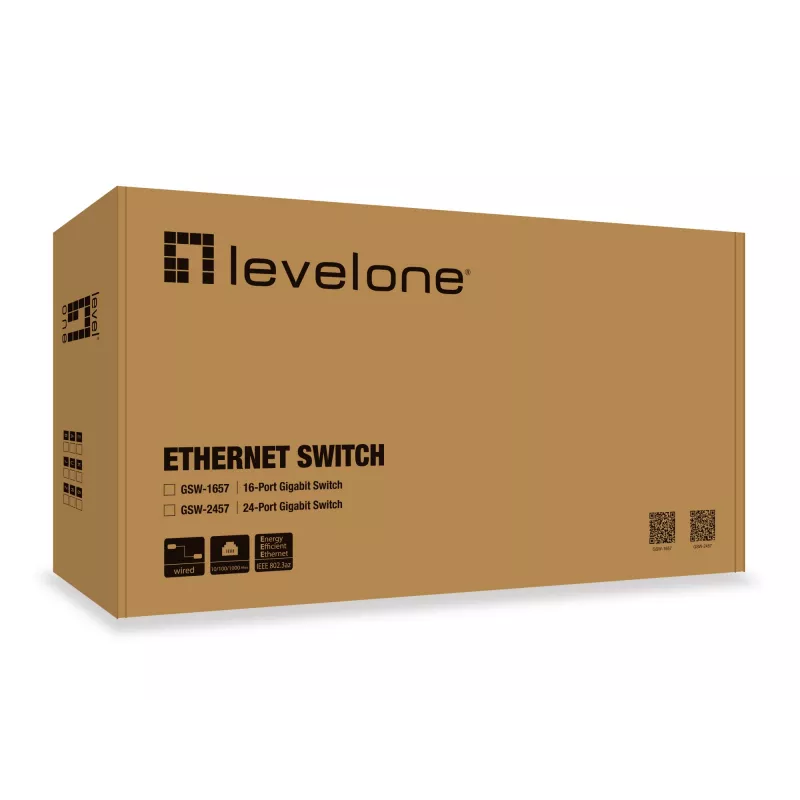 Unmanaged switch LevelOne GSW-2457 24-poorts Gigabit