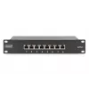 DIGITUS Patchpanel CAT6 8-poorts afgeschermd zwart 10in