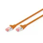 DIGITUS patchkabel - CAT6 - S/FTP - snagless - Cu - 1m - oranje