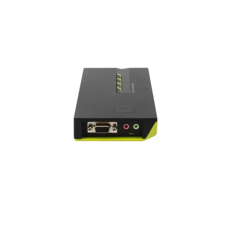 LevelOne 4-poorts USB VGA KVM-switch, audio-ondersteuning