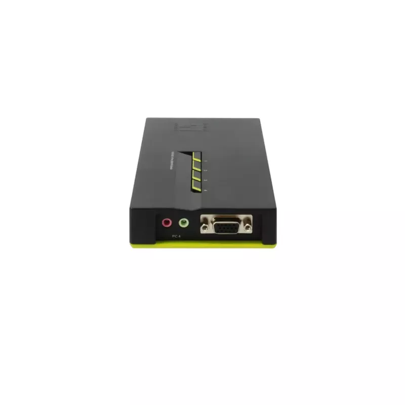 LevelOne 4-poorts USB VGA KVM-switch, audio-ondersteuning