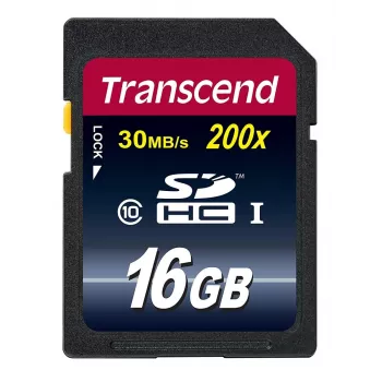 Flashgeheugen Transcend 16 GB SDHC Class 10 TS16GSDHC10