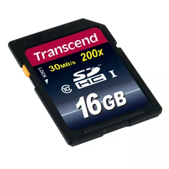 Flashgeheugen Transcend 16 GB SDHC Class 10 TS16GSDHC10