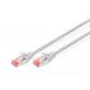 DIGITUS patchkabel - CAT6 - S/FTP - met trekontlasting - Cu - 5m - grijs