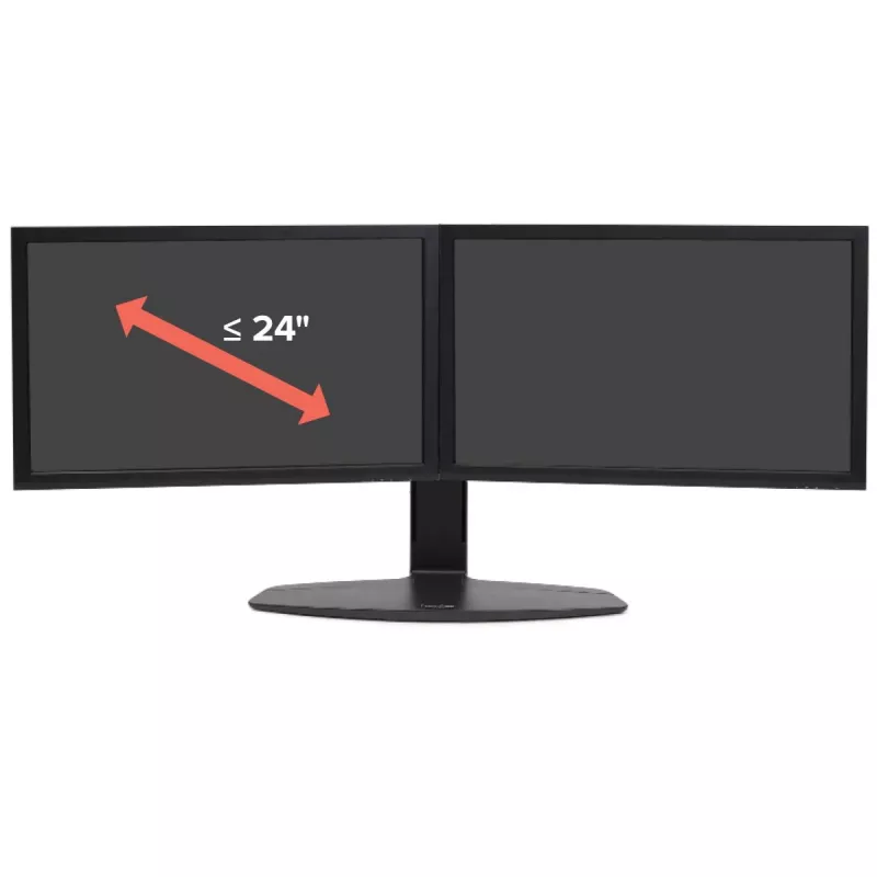 Dual monitor-liftstandaard Ergotron Neo Flex 62,2 cm zwart