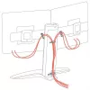 Dual monitor-liftstandaard Ergotron Neo Flex 62,2 cm zwart