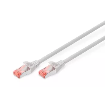 DIGITUS patchkabel - CAT6 - S/FTP - snagless - Cu - 1m - grijs