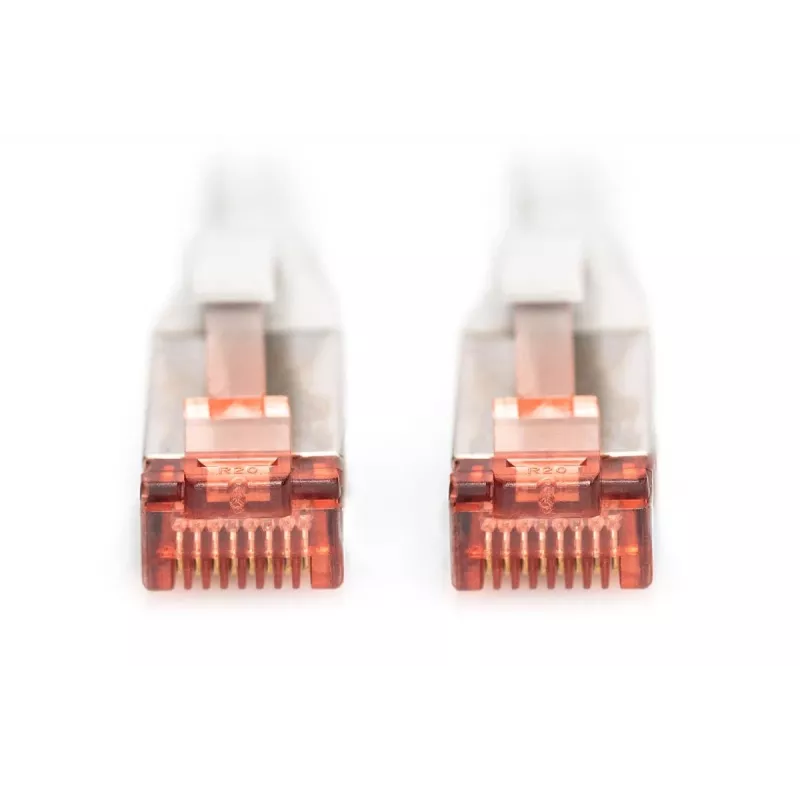 DIGITUS patchkabel - CAT6 - S/FTP - snagless - Cu - 1m - grijs