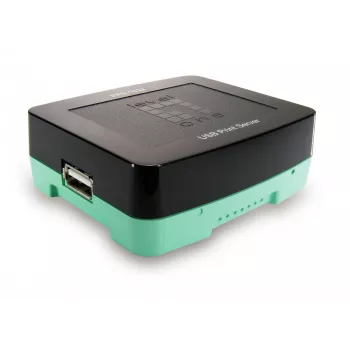 LevelOne USB printserver, zwart, groen, activiteit, link, stroom, status, Taiwan, Ethernet LAN, IEEE 802.3, IEEE 802.3u, 10,100 Mbit/s