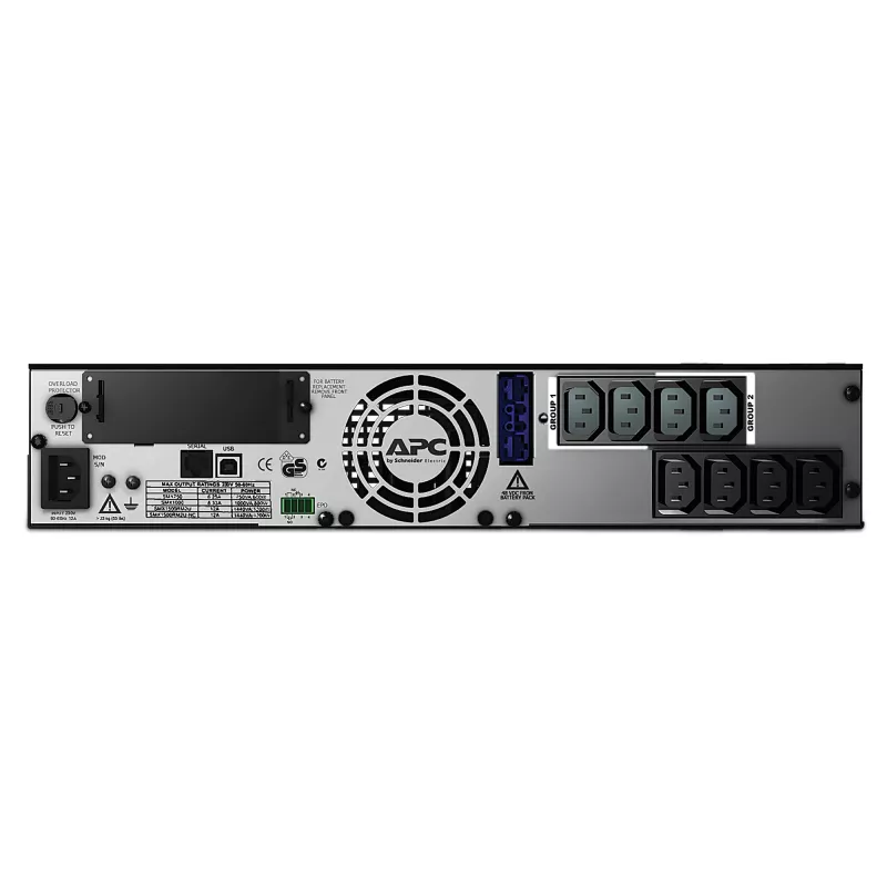 APC Smart-UPS X SMX1000I - 1000VA, 8x C13 uitgang, USB, uitbreidbare looptijd