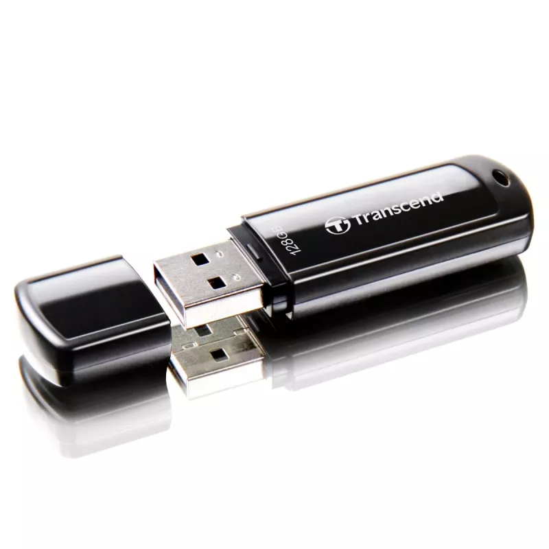 TRANSCEND Jetflash 700 - 128GB USB-stick - USB 3.0 - zwart