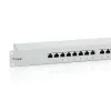 Equip 24-poorts Cat.6 afgeschermd patchpaneel, lichtgrijs