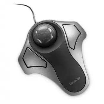 Kensington Orbit optische trackball, dubbelhandig, optisch, USB Type-A, zilver