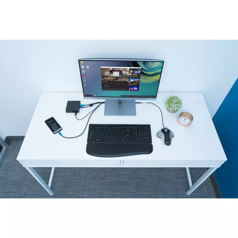 Kensington Orbit optische trackball, dubbelhandig, optisch, USB Type-A, zilver