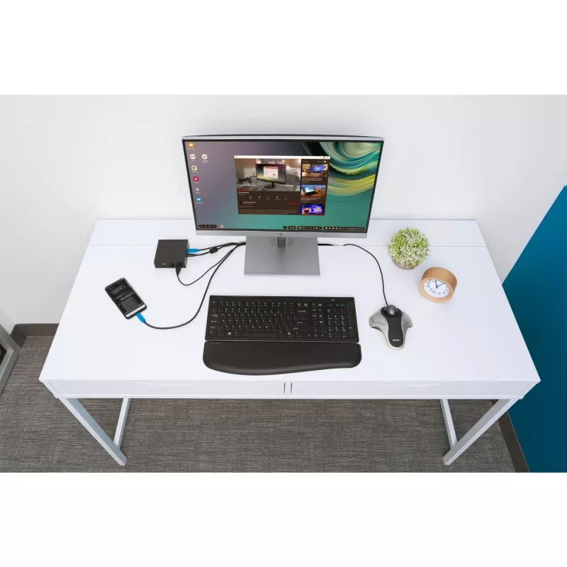 Kensington Orbit optische trackball, dubbelhandig, optisch, USB Type-A, zilver