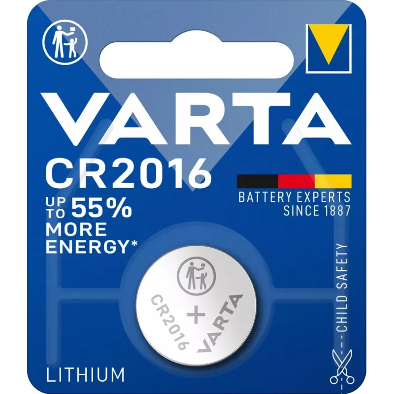 Eenmalige batterij Varta CR2016 V 1-BL (6016)