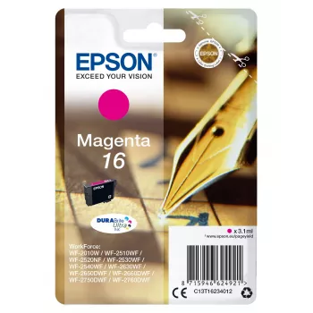 Epson Pen and crossword eenpersoonsverpakking magenta 16 DURABrite Ultra inkt