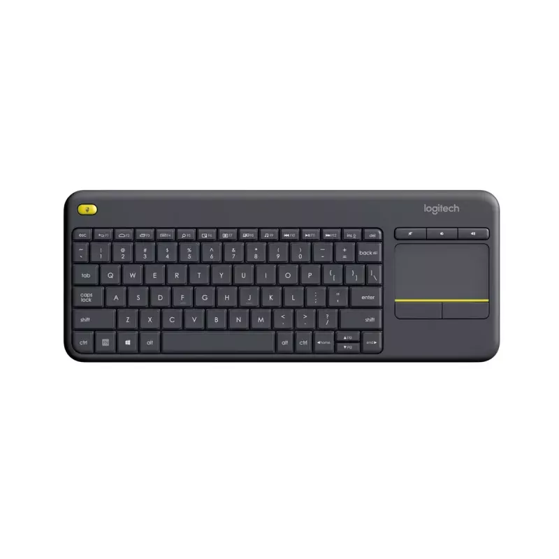 LOGITECH draadloos touch-toetsenbord K400 Plus - zwart - Qwerty Nederlands